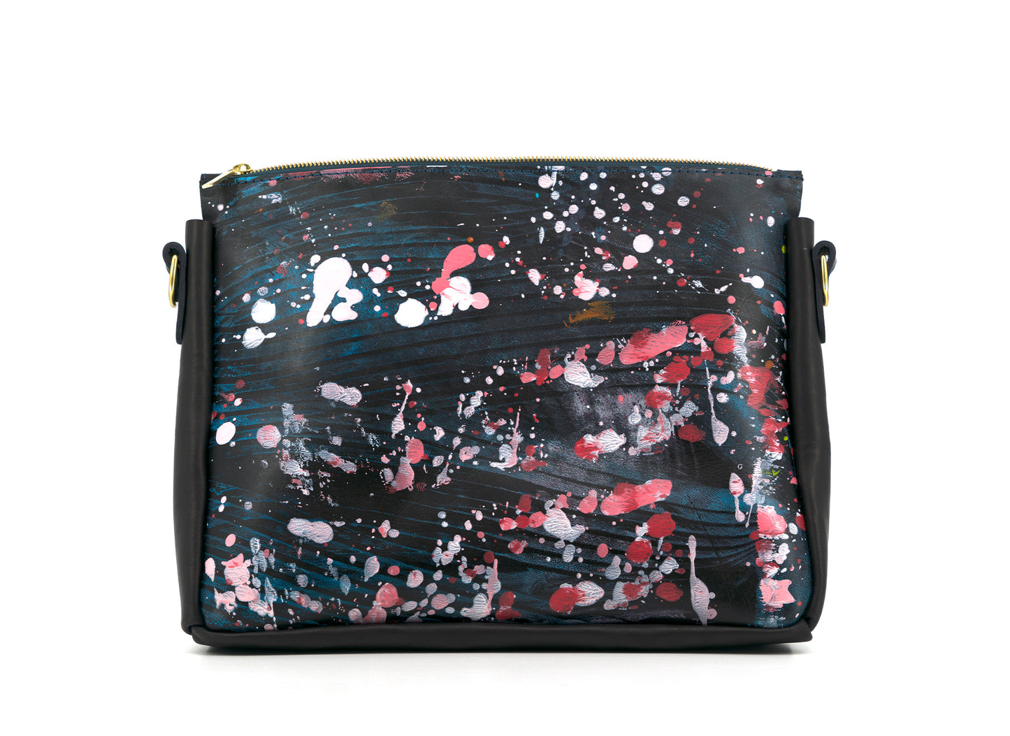 Lionel Smit Studio's arty cross body tote leather bag