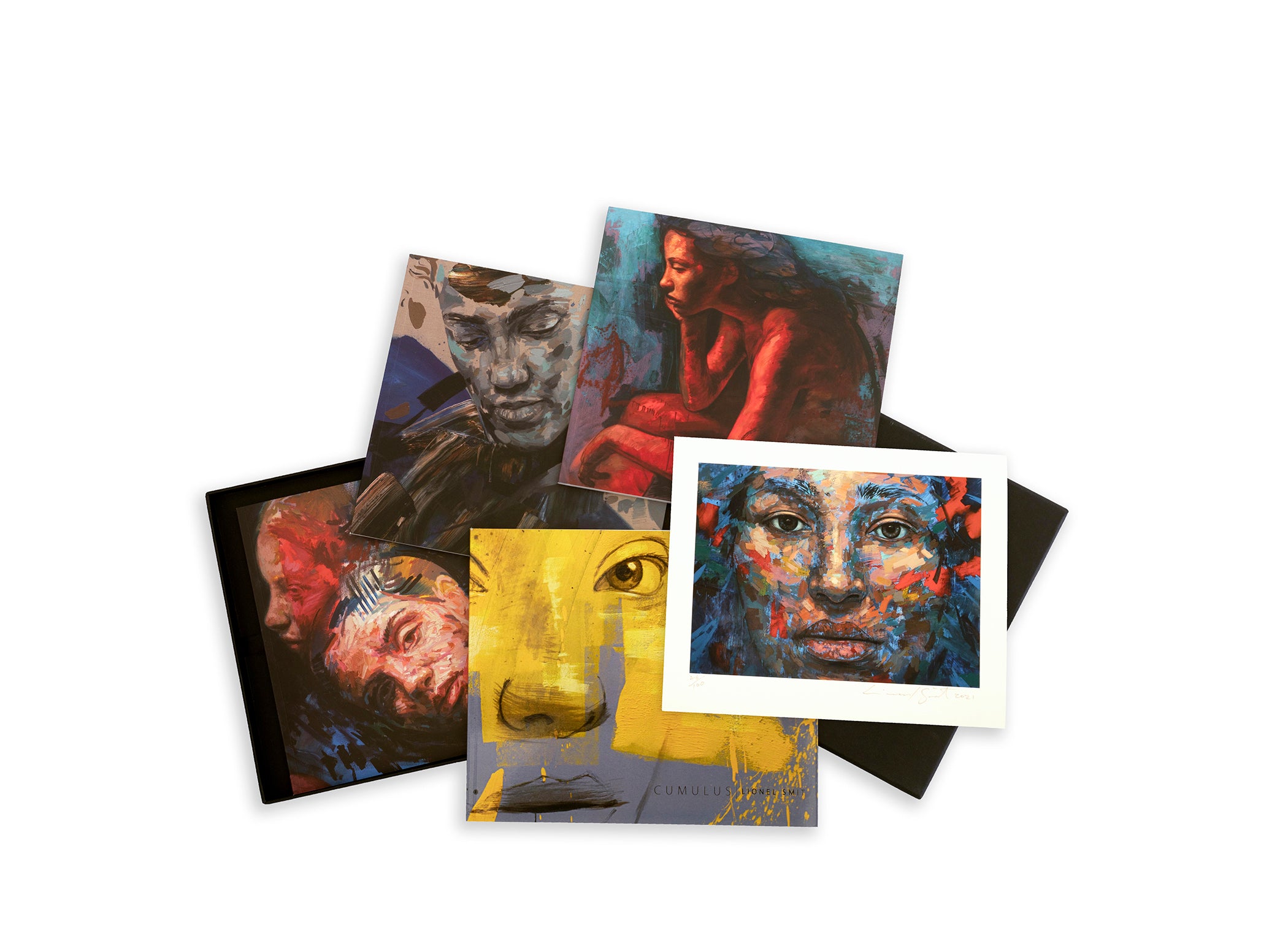 Catalogue box set with Gicleé print Lionel Smit Studio