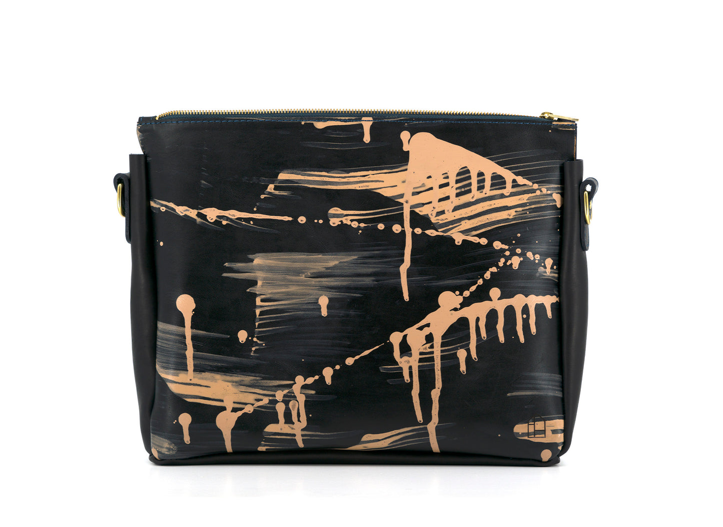 Lionel Smit Studio's arty cross body tote leather bag