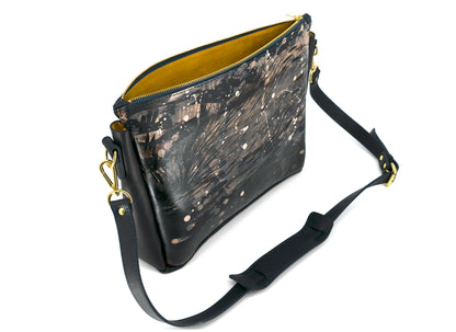 Lionel Smit Studio's arty cross body tote leather bag