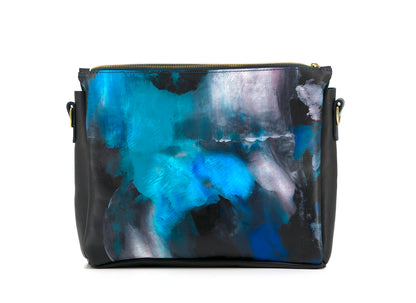 Lionel Smit Studio's arty cross body tote leather bag