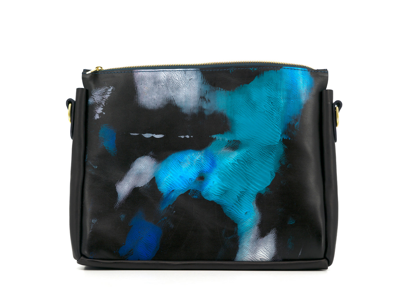 Lionel Smit Studio's arty cross body tote leather bag