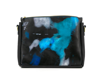 Lionel Smit Studio's arty cross body tote leather bag