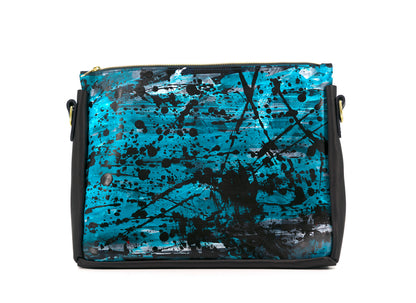 Lionel Smit Studio's arty cross body tote leather bag