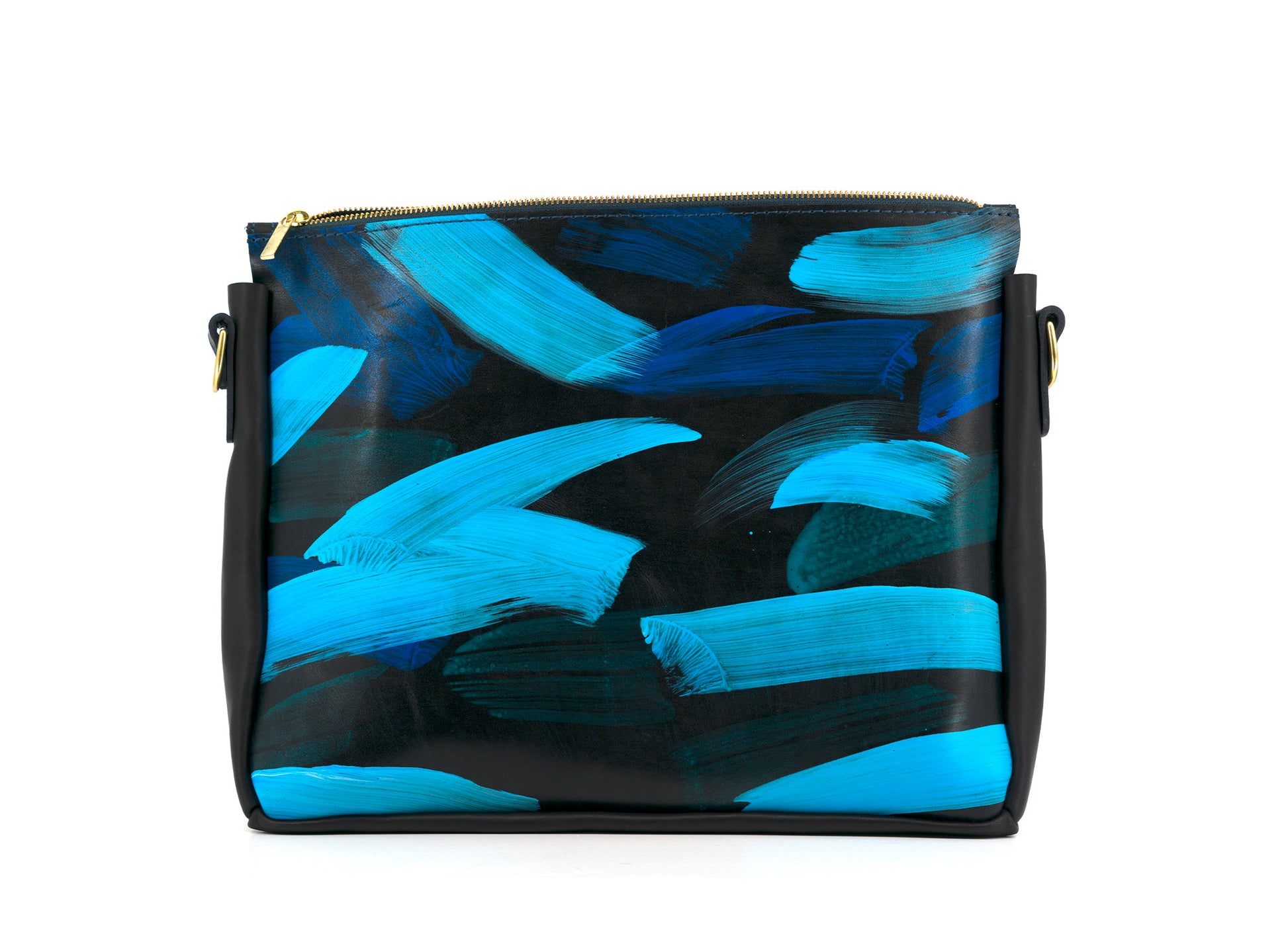 Lionel Smit Studio's arty cross body tote leather bag